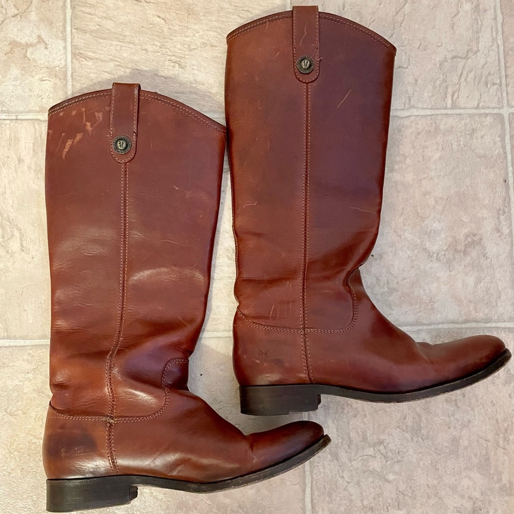 Frye Melissa Button Tall Knee High Boots